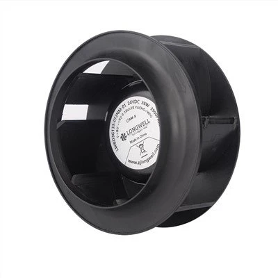155mm visokotlačni 24v EC povratni centrifugalni ventilator